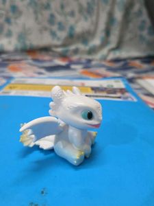 Cute White Dragon Toy Figure