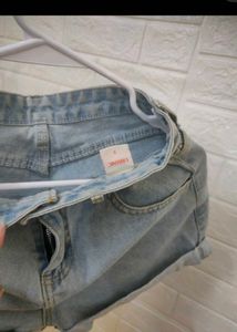 Light Wash Denim Shorts