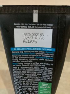 MEN FACE WASH Oil Clear