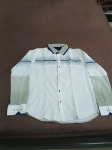 Stylish White Men's Shirt