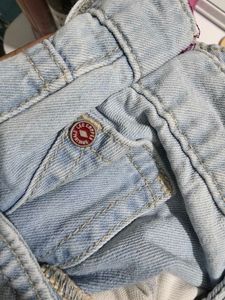 Orginial Lee Cooper Ripped Wide Leg Jea