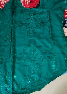 Emerald Green Embroidered Kurta