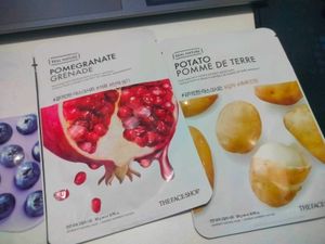 The Face Shop Real Nature sheet Masks 4pc