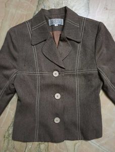 Vintage ENKA Brown Cropped Blazer