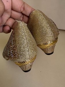 Embellished Peep-Toe Heels