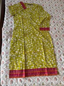 Green Ethnic Kurta