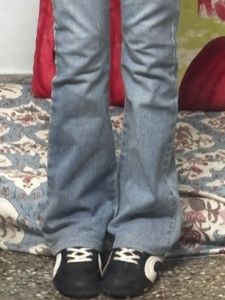 Women's Blue Flared Jeans
