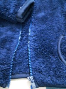 Cozy Blue Fleece Hoodie with one pajama