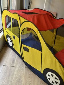 Kids Play Tent - Yellow School Bus with balls