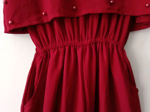 Womens Maroon Jumpsuit