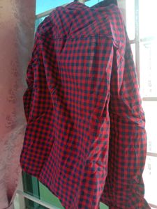 Allen Solly Red &amp; Blue Check Shirt