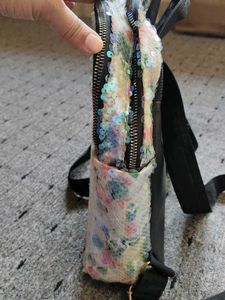 Sequin Floral Mini Backpack