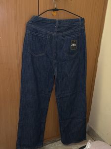 korean navy blue jean