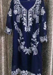 Navy blue 💙 kurta for women