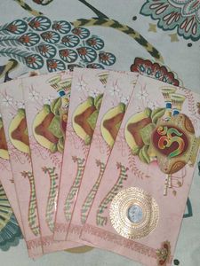 Om Symbol & Lotus Design Wedding Envelopes