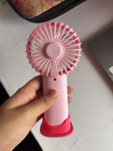 Cute Pink Mini Handheld Fan