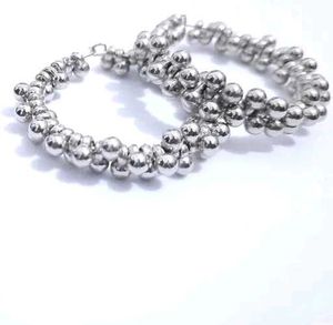 🔥SALE🔥 Silver Alloy Hoop Earrings