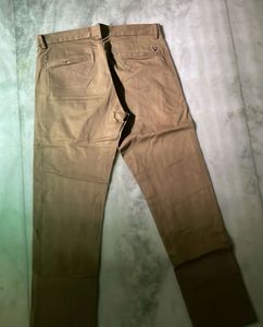 Allen Solly Men's Khaki Chinos