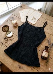 Elegant Black Lace Camisole
