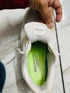 White Red Tape Sneakers