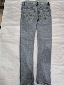 Men's Grey Washed Jeans