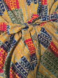 Boho Print Kimono Style Kurta Top