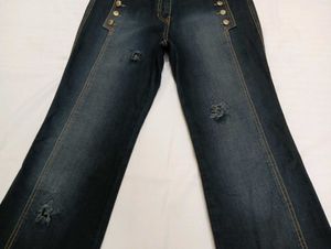 Y2K Washed Black Flare Jeans