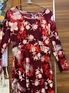 Elegant Floral Print Kurta