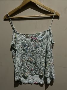 Floral Print Spaghetti Strap Top