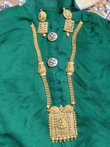 Exquisite Gold Temple jewellery set