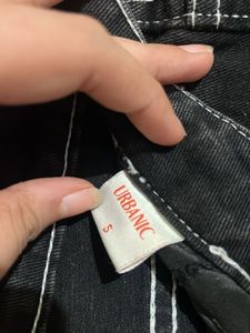 Savana Stylish Black Cargo Jeans