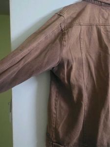 The Roadster Men Brown Denim Jacket