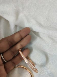 Rose Gold Hoop Earrings