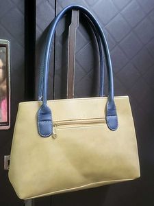 Stylish Two-Tone Shoulder Bag