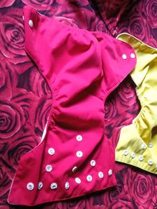 Set Of 2 Baby Cloth Diaper With Dry Pad.