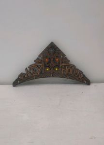 Antique Wall Keyholder Wooden