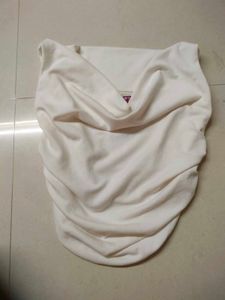 White Cowl Neck Too