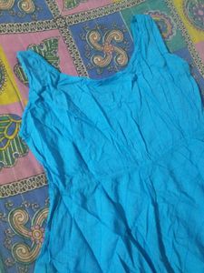 Blue Sleeveless Sundress