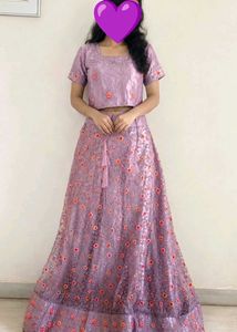 🪻 Beautiful Floral Embroidered Lehenga Choli