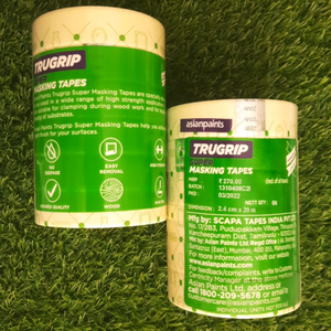✌💥Asian Paint trugrip super masking tapes pack of 2 size 2.4m×20m (roll 2pack)