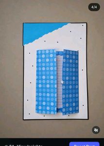 Abstract Blue &amp; Black Wall Art
