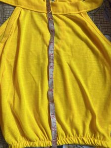 Girls' Two-Piece Outfit - Yellow &amp; Patterned