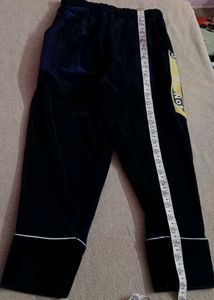 URBANIC Navy Blue Velvet Nightsuit