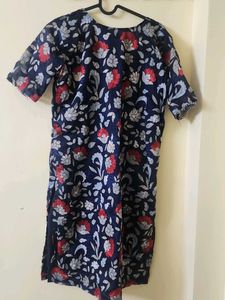 Floral Print  stitched Kurta