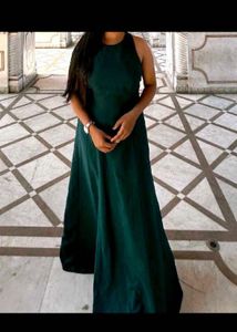 Elegant Emerald Green Maxi Dress