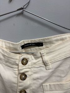 Wide Leg Button Front Pants