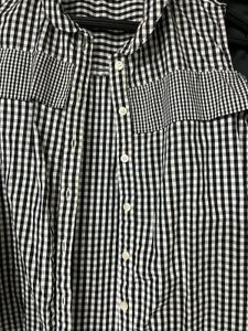 Chic Gingham Cold Shoulder Top