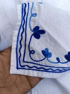 White Embroidered Kurta Tunic