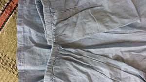 Embroidered Blue Cotton Kurta