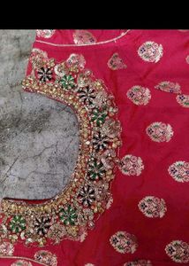 Elegant Pink Kurta with Gold Motifs